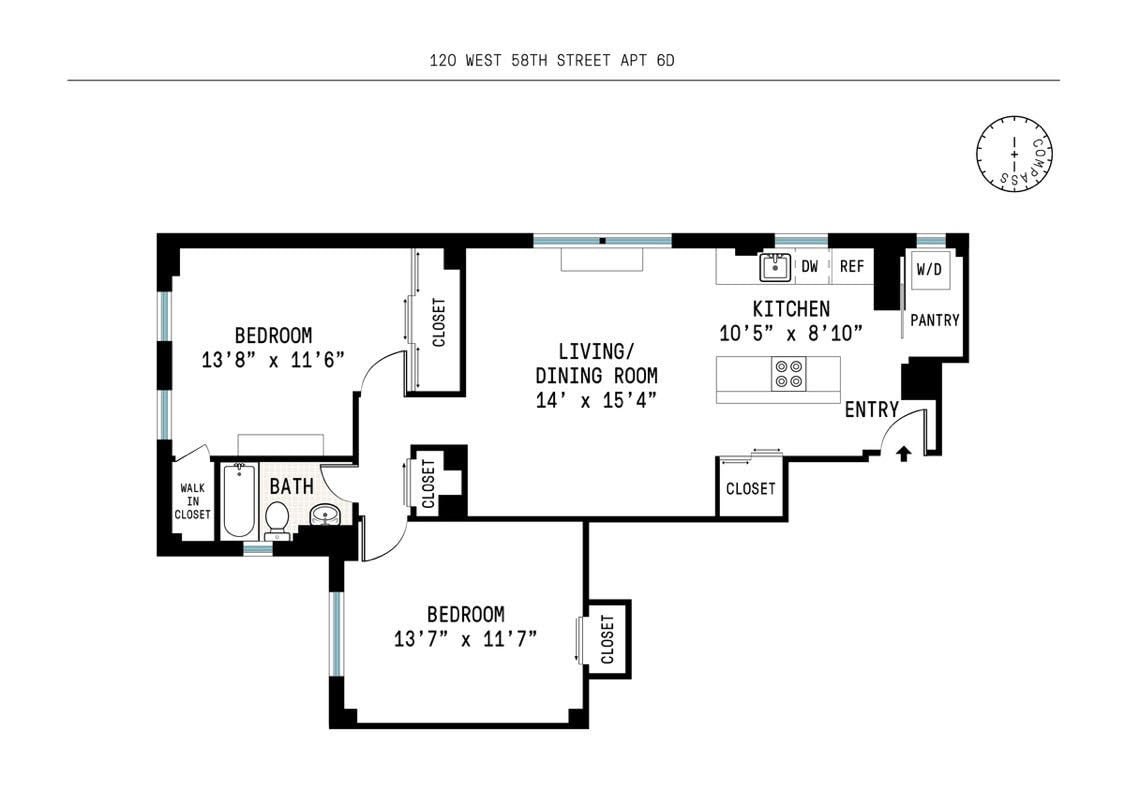 120 West 58th Street, Unit 6D — photo 6