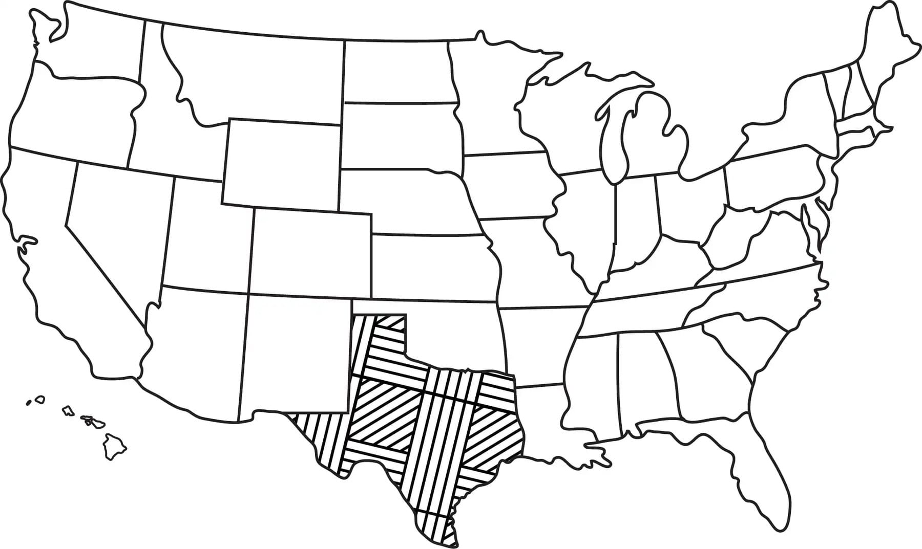 Texas ranches region map